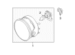 2013 Ford Expedition Fog Light Diagram - AL1Z-15200-B