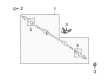 2016 Lincoln MKS Axle Shaft Diagram - CA5Z-3B436-C