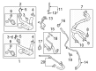 Ford F-350 Super Duty Oil Cooler Hose Diagram - PC3Z-7A031-A