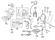 2013 Lincoln MKX Seat Cushion Diagram - CA1Z-78632A22-A