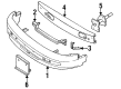 1995 Mercury Villager Bumper Diagram - F3XY-17757-A