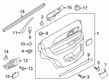 2013 Ford Explorer Door Handle Diagram - EB5Z-7822600-AD