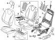 2018 Ford Focus Seat Cushion Diagram - F1EZ-58632A22-J