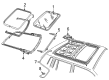 Lincoln Sunroof Diagram - 6W1Z-54500A18-AA