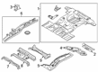 2013 Lincoln MKX Floor Pan Diagram - BT4Z-7811218-A