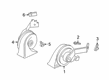 Lincoln Horn Diagram - HG9Z-13832-D