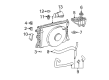 Mercury Grand Marquis Radiator Support Diagram - 3W1Z-8052-AA