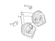 2014 Ford Explorer Horn Diagram - BB5Z-13832-A