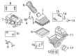 2007 Lincoln Navigator Air Filter Box Diagram - AL3Z-9661-B