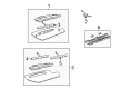 Lincoln Town Car Car Speakers Diagram - 6W1Z-15K864-AB