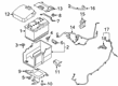 2015 Ford Transit Connect Battery Tray Diagram - AV6Z-10762-A