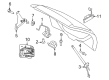 Lincoln MKX Tailgate Handle Diagram - 7A1Z-13508-CAPTM