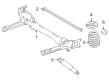 2007 Mercury Monterey Bump Stop Diagram - 6F2Z-4730-AA