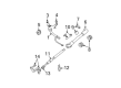 2007 Ford F-350 Super Duty Automatic Transmission Shift Levers Diagram - 6C3Z-7210-CA