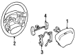 2001 Ford Escort Steering Wheel Diagram - F7CZ3600AAJ