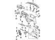 2002 Ford Windstar Steering Column Cover Diagram - 1F2Z-1604459-AAB