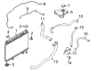 Ford Fiesta Radiator Diagram - C1BZ-8005-B