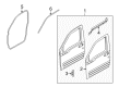 Ford Transit Connect Door Seal Diagram - 2T1Z-1551822-E