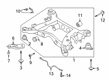 2021 Lincoln Corsair Axle Support Bushings Diagram - K2GZ-4B425-A