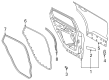 2022 Ford Bronco Sport Weather Strip Diagram - M1PZ-7825324-A