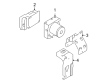 Lincoln ABS Control Module Diagram - 7L3Z-2C065-AA