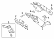 Mercury Exhaust Heat Shield Diagram - 9E5Z-5E258-A