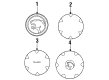 Mercury Cougar Wheel Cover Diagram - 1S8Z1130BA