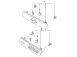 Ford Escort Grille Diagram - F1CZ8200B