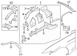 2024 Ford Mustang Radiator Support Diagram - FR3Z-16152-B