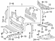 2020 Lincoln Nautilus Air Deflector Diagram - KA1Z-8310-A