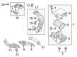 2015 Lincoln MKC Air Intake Coupling Diagram - EJ7Z-9A624-A