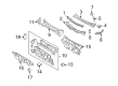 Mercury Dash Panels Diagram - AL8Z-7801610-A