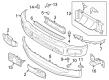 Ford F-250 Super Duty License Plate Diagram - PC3Z-17A385-AA