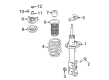 2022 Ford EcoSport Shock And Strut Mount Diagram - GN1Z-3A197-C