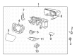 2022 Ford F-150 Mirror Cover Diagram - ML3Z-17D742-EA