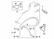 Ford Escape Mud Flaps Diagram - DJ5Z-16A550-AA