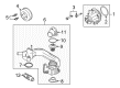 Ford F-150 Heritage Water Pump Pulley Diagram - XL3Z-8509-A