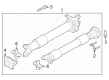 Ford Mustang Drive Shaft Diagram - PR3Z-4R602-G