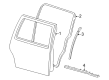 2005 Mercury Monterey Door Seal Diagram - 5F2Z-16253A10-AA