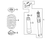 Ford Maverick Shock and Strut Boot Diagram - NZ6Z-18159-A