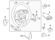 Lincoln MKC Steering Wheel Diagram - EJ7Z-3600-AE