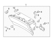 Lincoln MKX Glove Box Diagram - HA1Z-58060T10-AA