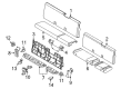 2012 Ford F-350 Super Duty Seat Cover Diagram - BC3Z-2866600-BA