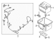 Ford Mustang Battery Cable Diagram - JR3Z-14300-D