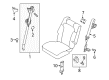 Lincoln MKT Seat Belt Diagram - DA8Z-7461202-AG