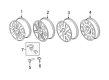 2008 Ford Taurus Spare Wheel Diagram - 8G1Z-1007-A