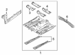 Lincoln Floor Pan Diagram - K2GZ-5811135-E