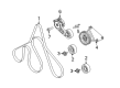 2019 Ford F-350 Super Duty Timing Belt Idler Pulley Diagram - AL3Z-8678-B