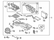 2022 Ford Ranger Blend Door Actuator Diagram - AB3Z-19E616-B