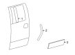 Lincoln Mark LT Door Moldings Diagram - 5L3Z-1625557-AA